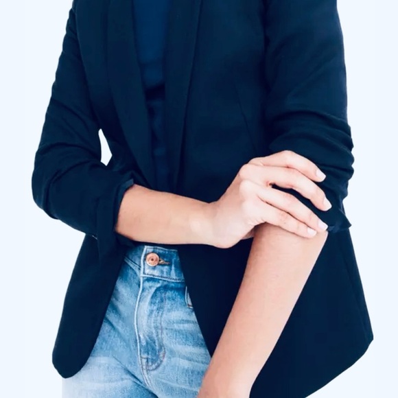 J. CREW Willa Blazer Jacket
Womens Navy Blue Italian Wool, navy - Picture 7 of 8